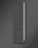 Kensington Tall Cabinet With 2 Drawers Left Hand Door Wall Hung Dark Grey (1)