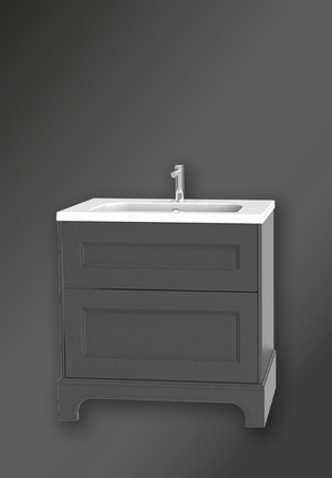 Kensington Vanity Unit 80 Dark Grey Floorstanding