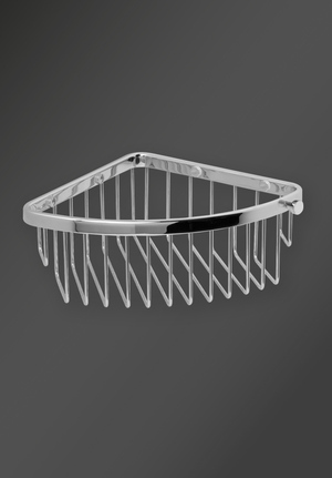 Corner Wire Basket Chrome