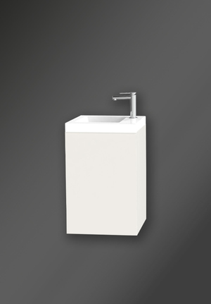 City Vanity Unit 40 Classic White Left Hand