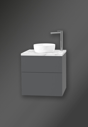 City Vanity Unit 60 Thunder Grey For Worktop  (1)