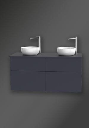 City Vanity Unit 1200 Midnight Blue For Worktop 