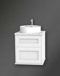 Kensington Vanity Unit 60 White Wall Hung For Work Top (3)