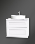 Kensington Vanity Unit 80 White Wall Hung For Work Top (1)