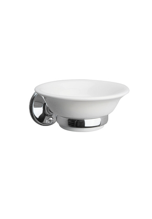 Stockholm Soap Dish And Holder Chrome