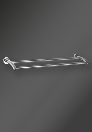 Bond Double Towel Rail 645mm Chrome