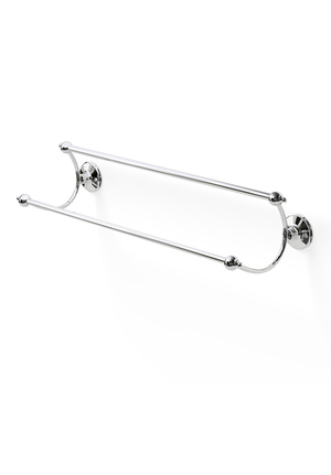 Stockholm Double Towel Rail 720mm Chrome