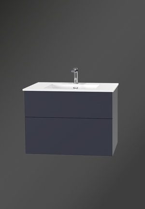 City Vanity Unit 80 Midnight Blue 