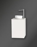 City Vanity Unit 40 Classic White For Worktop Left Hand (2)