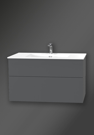 City Vanity Unit 1000 Thunder Grey 