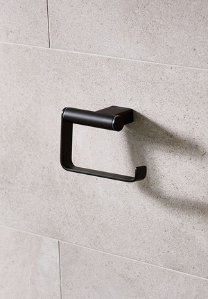 Miami Toilet Roll Holder Matt Black