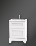 Kensington Vanity Unit 60 White Floorstanding For Work Top (2)