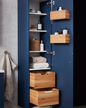 City Storage Unit 40 Midnight Blue - Interior Door Storage Right Hand (2)