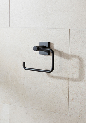 Atlanta Toilet Roll Holder Matt Black