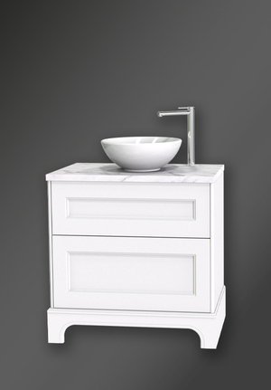 Kensington Vanity Unit 80 White Floorstanding For Work Top (1)