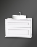 Kensington Vanity Unit 100 White Wall Hung For Work Top (3)