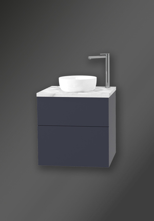 City Vanity Unit 60 Midnight Blue For Worktop  (1)