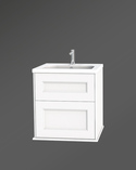 Kensington Vanity Unit 60 White Wall Hung (1)