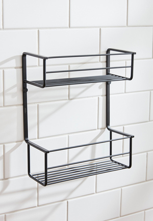 Two Tier Basket Black (1)